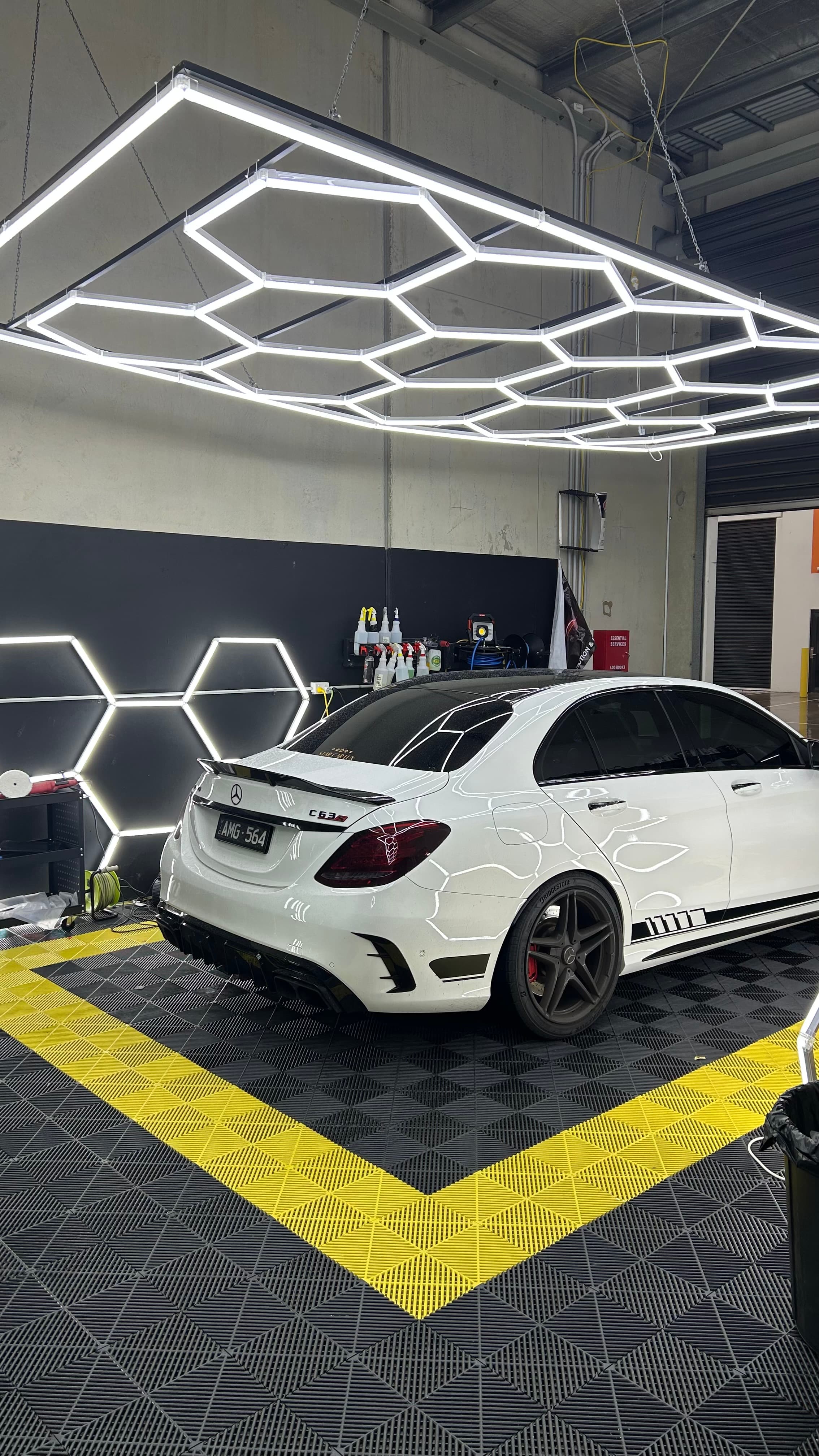 Mercedes-AMG C63 S Rear Build Shot